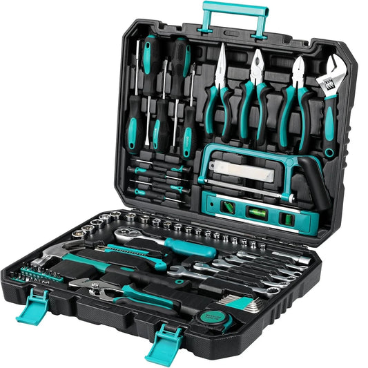 DIY 79 Piece Home Repair Tool Kit With Plastic Toolbox