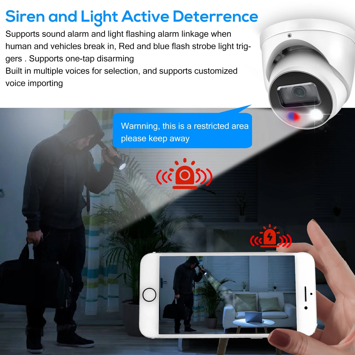 Dahua 8MP IPC-HDW3849H-AS-PV S5 Smart Dual Light Camera