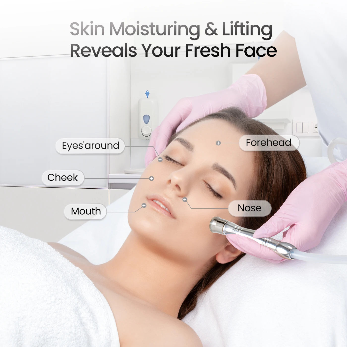 Professional Diamond Tip Vacuum Microdermabrasion Machine
