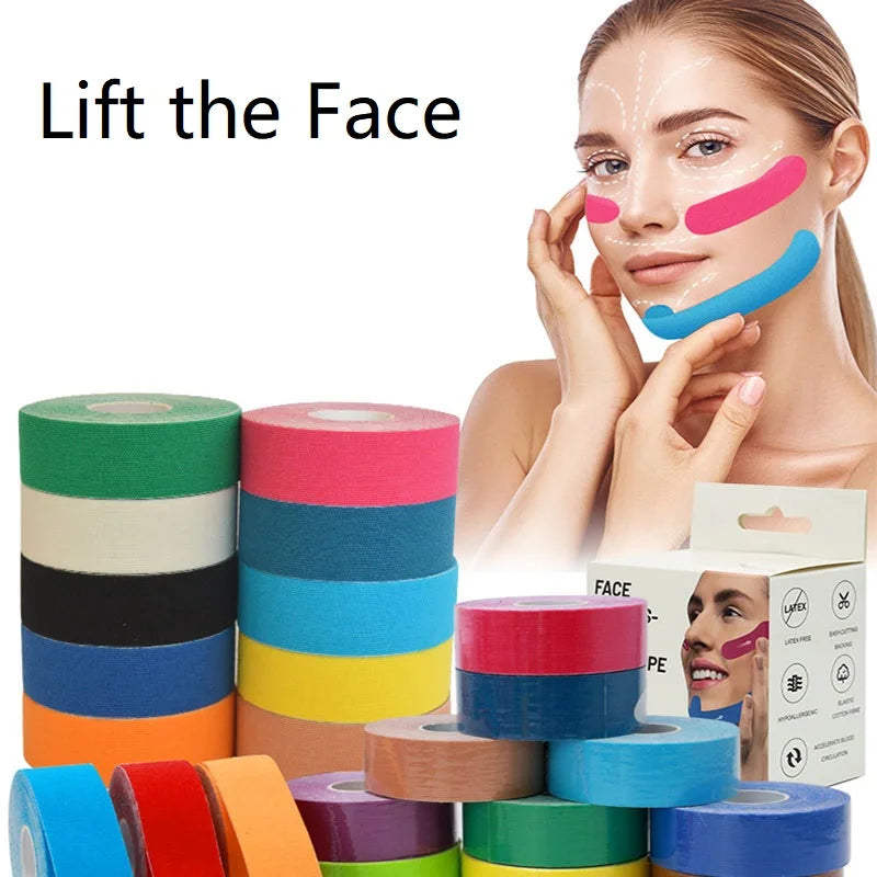 2.5cm By 5M Wrinkle Face Tapes Lifting Tape Visage LBHL09
