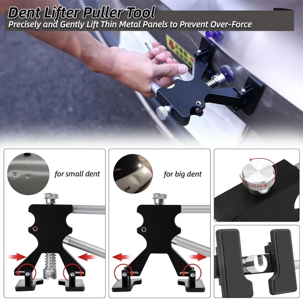SUPER PDR Dent Puller Lifter Kit Paintless Dent Repair