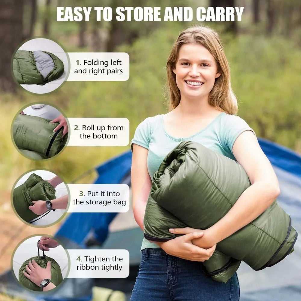 Portable Waterproof Camping Sleeping Bag All Seasons