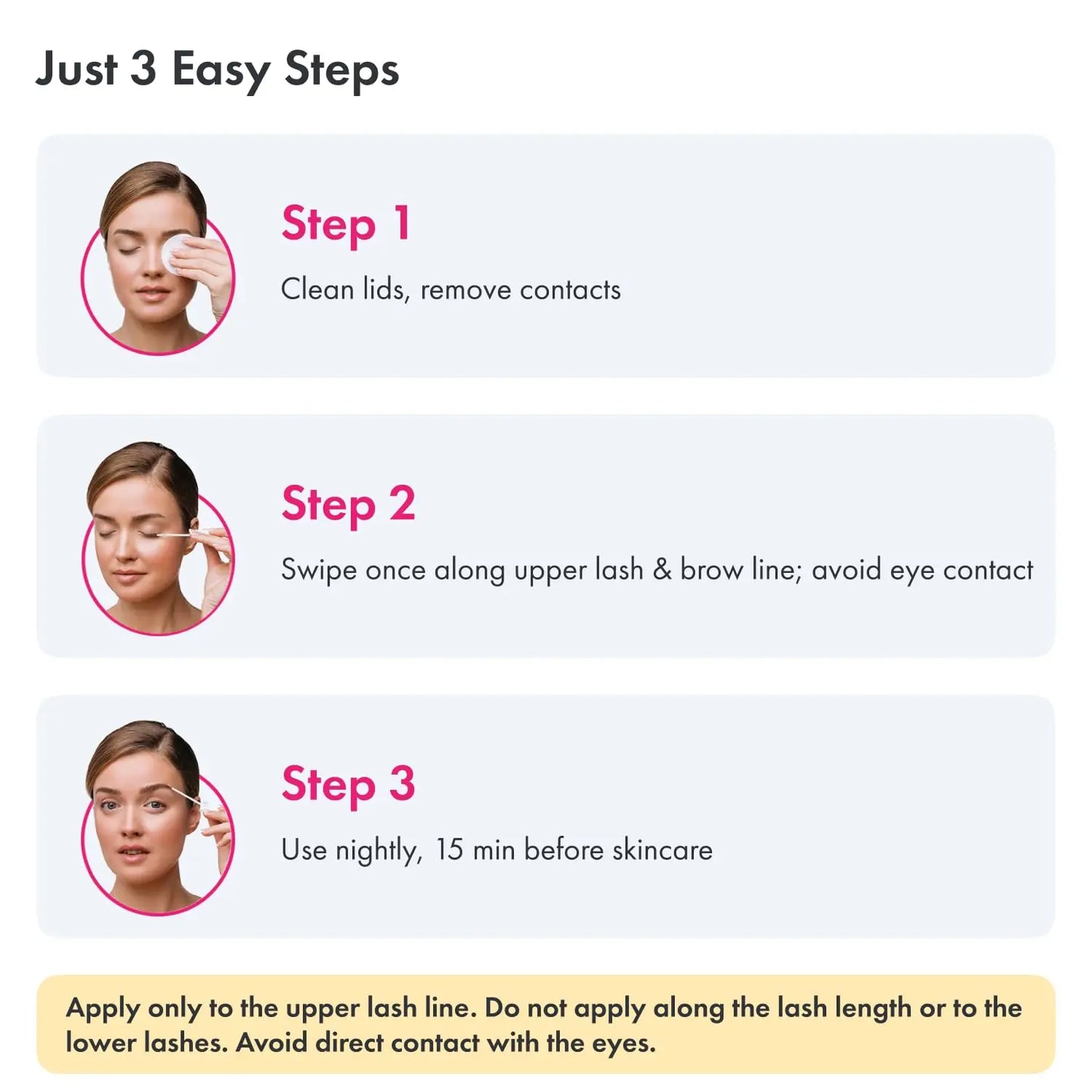 Lash and Brow Growth Serum with Botanicals and Peptides