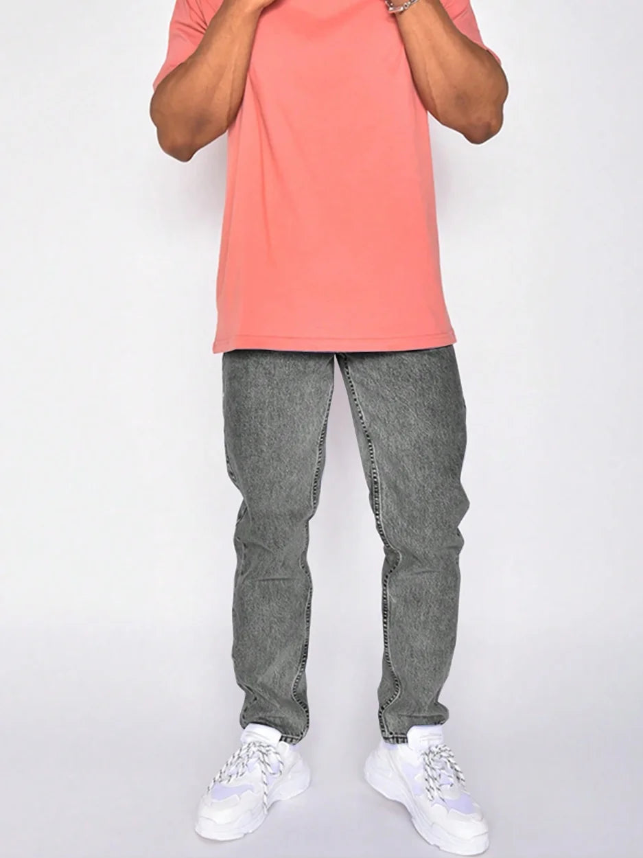 Guangdong Loose Jeans For Men All Season Comfort Denim