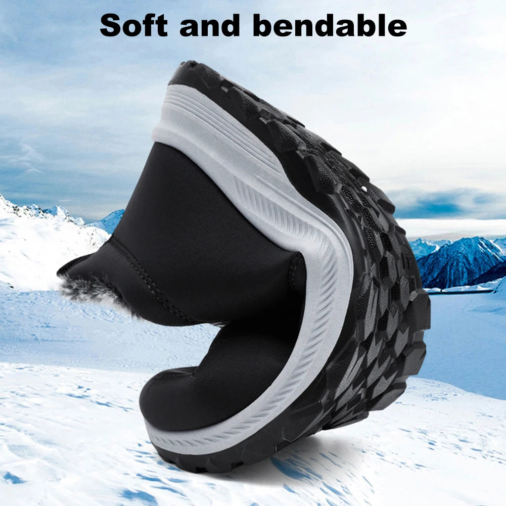 Warm Walking Boots Thermal Ankle Shoes Non Slip Sneakers
