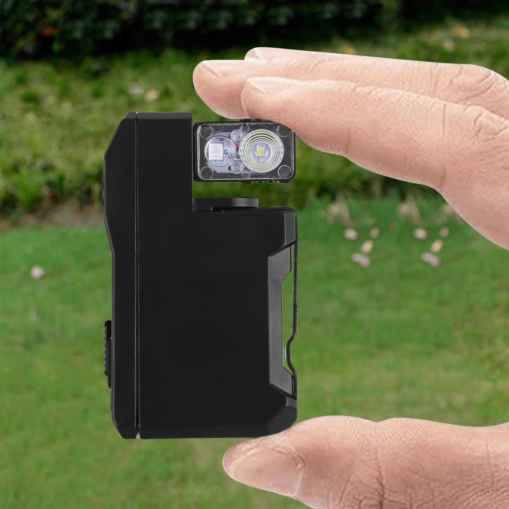 Rechargeable EDC Flashlight 400 Lumens Mini Keychain RGB