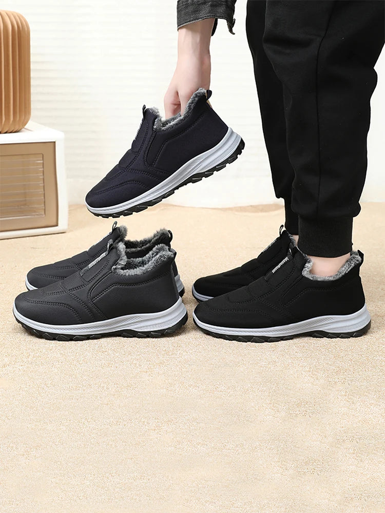 Warm Walking Boots Thermal Ankle Shoes Non Slip Sneakers