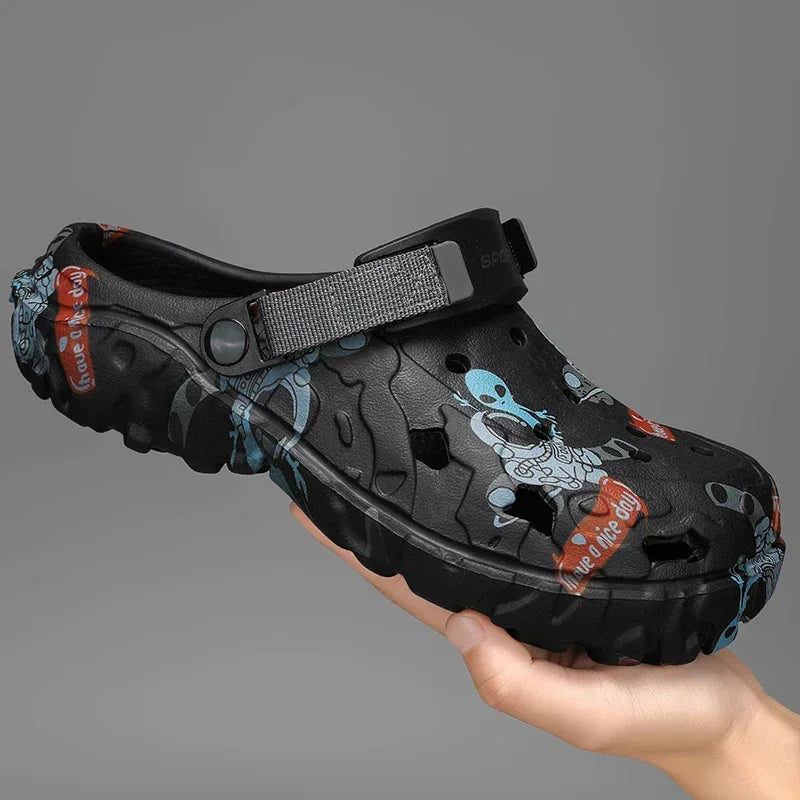 Plus Size Mens Summer EVA Slippers Clogs Sandals 46 47