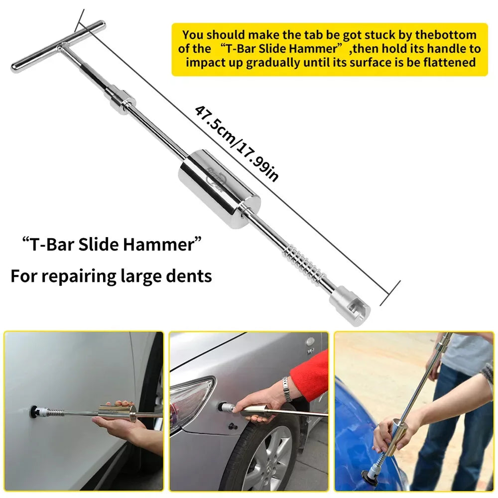 SUPER PDR Dent Puller Lifter Kit Paintless Dent Repair