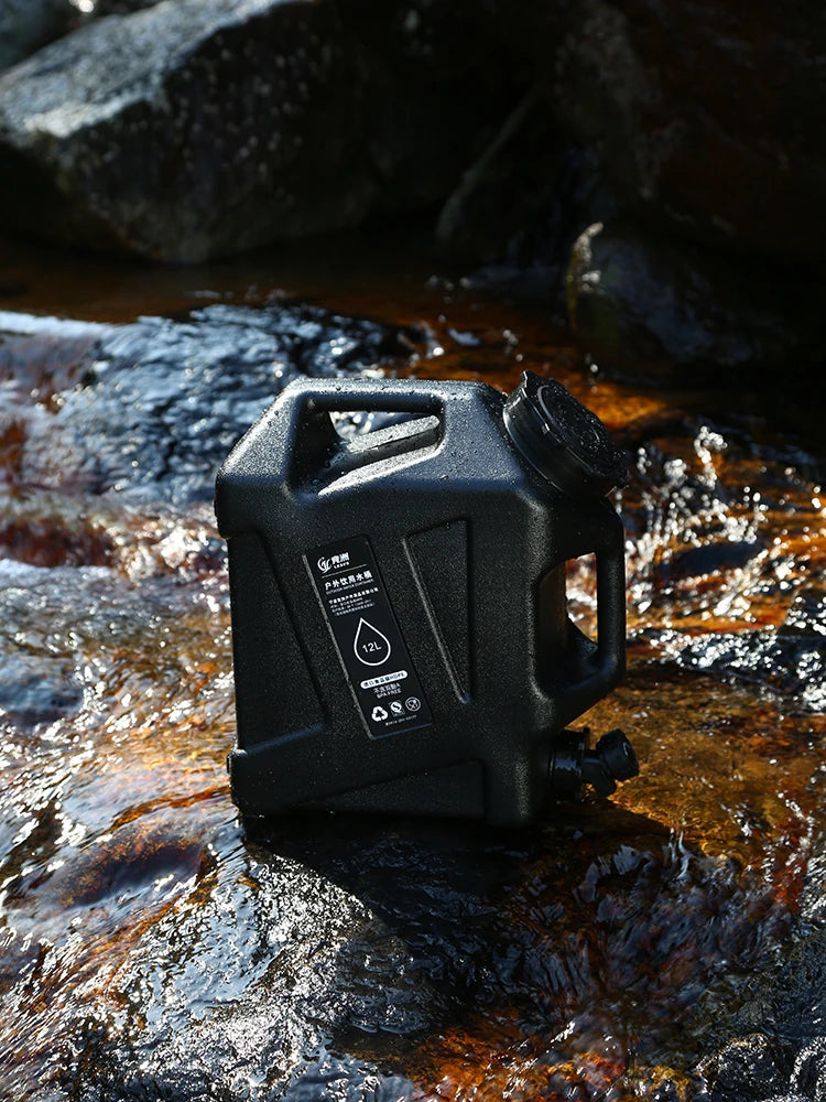 12L Camping Water Container No Leakage BPA Free Outdoor Use