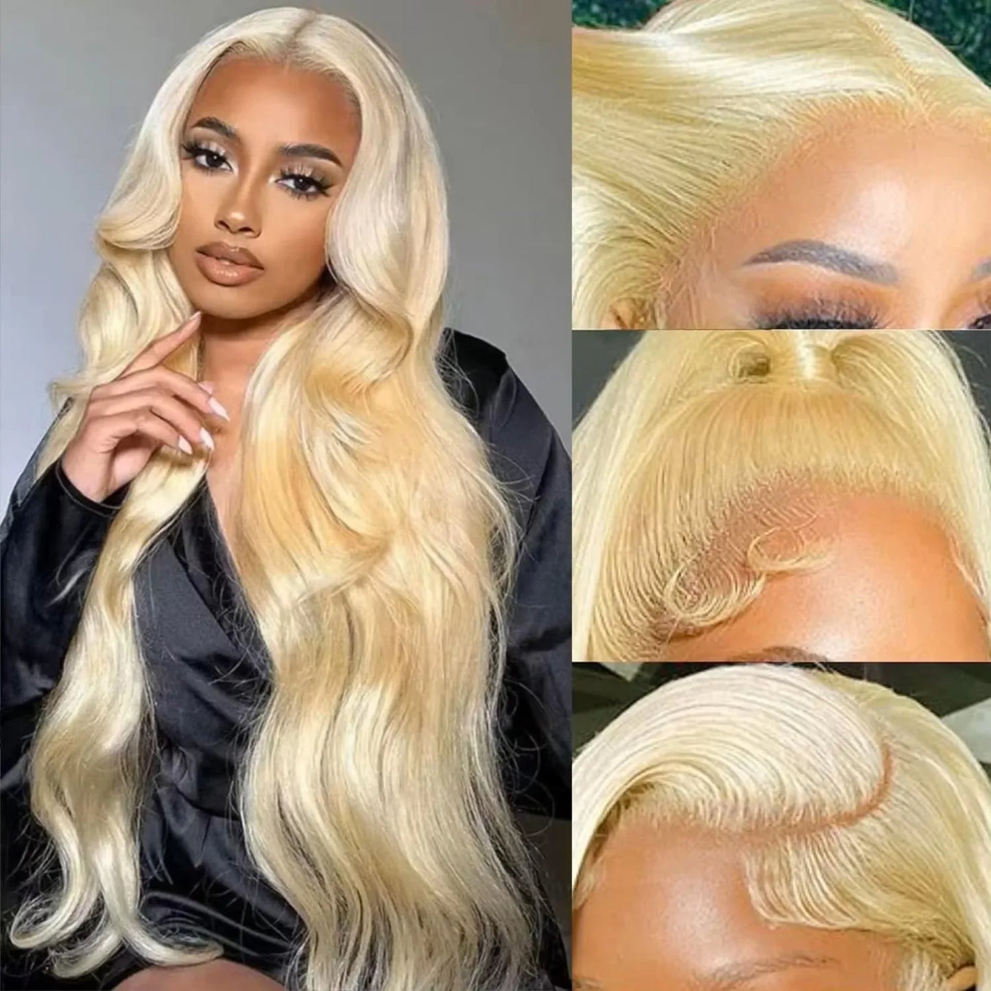 Dixtefo Brazilian Body Wave Human Hair Wig With Lace Front