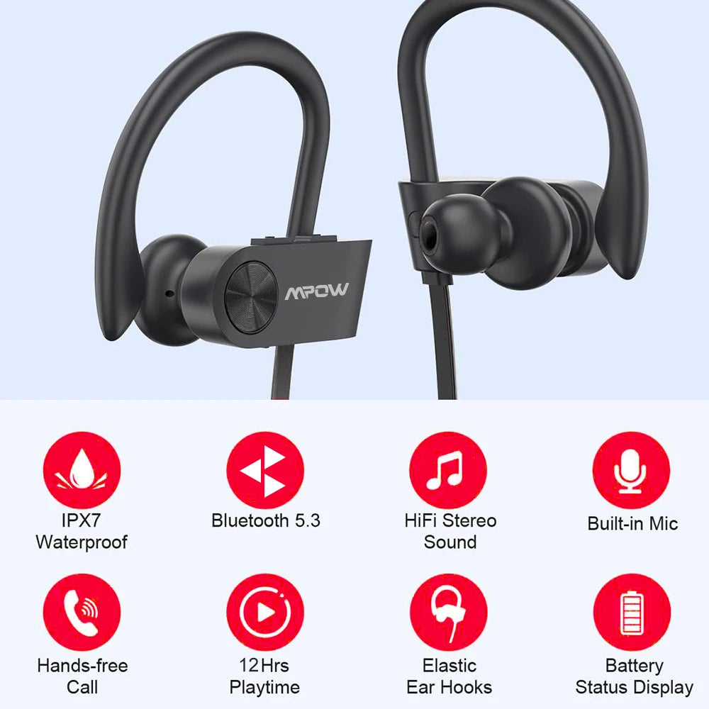 MPOW Flame Earphones IPX7 Waterproof Bluetooth Earbuds