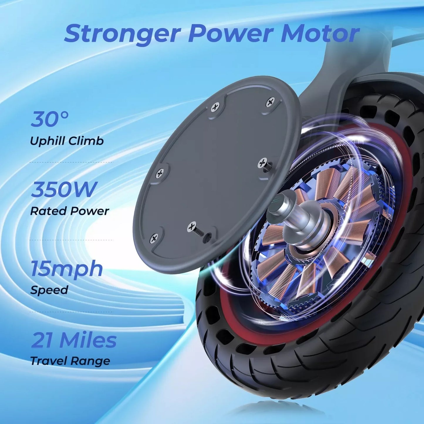 LADPED LP80 Foldable Electric Scooter 350W 19mph Pro