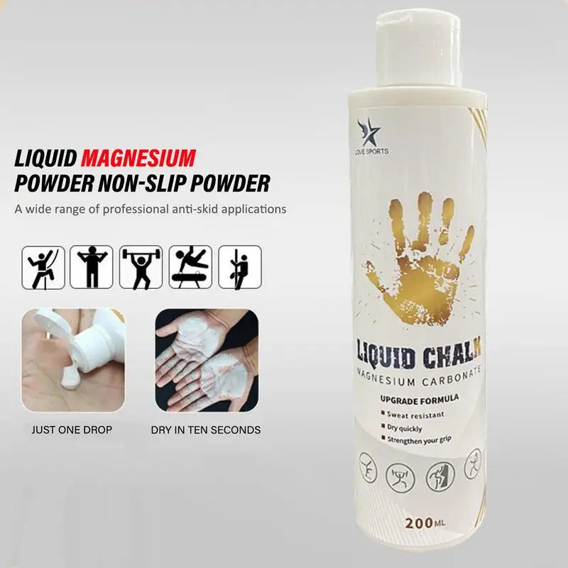 Liquid Magnesium Chalk For Indoor Climbing And Pole Fitness