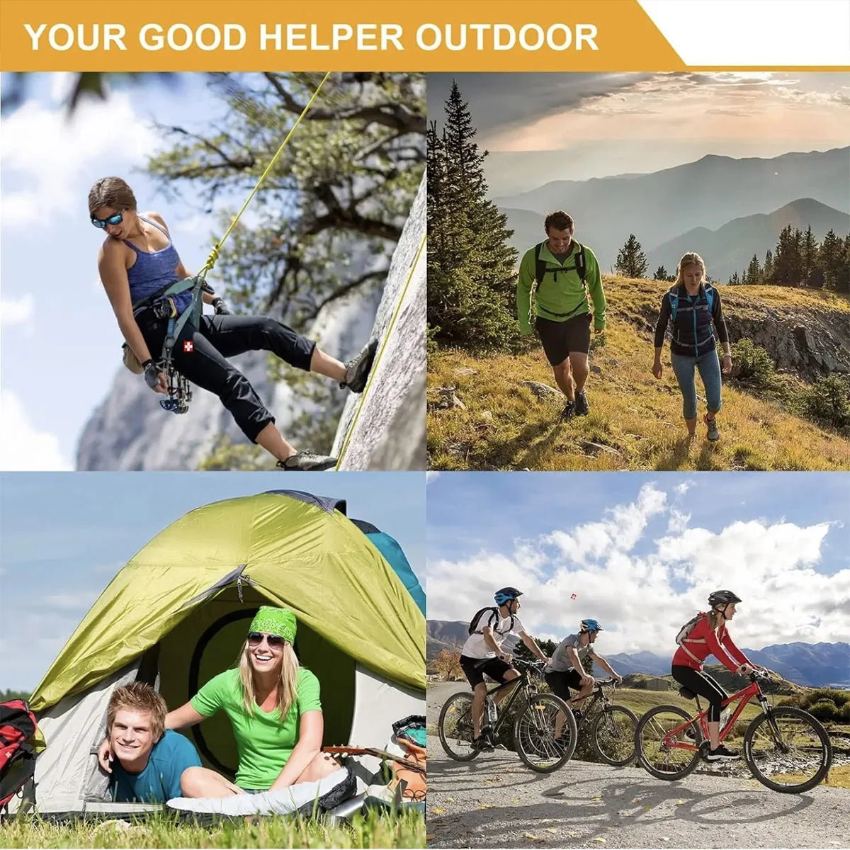 Outdoor Camping Survival Kit First Aid Emergency Tool Set