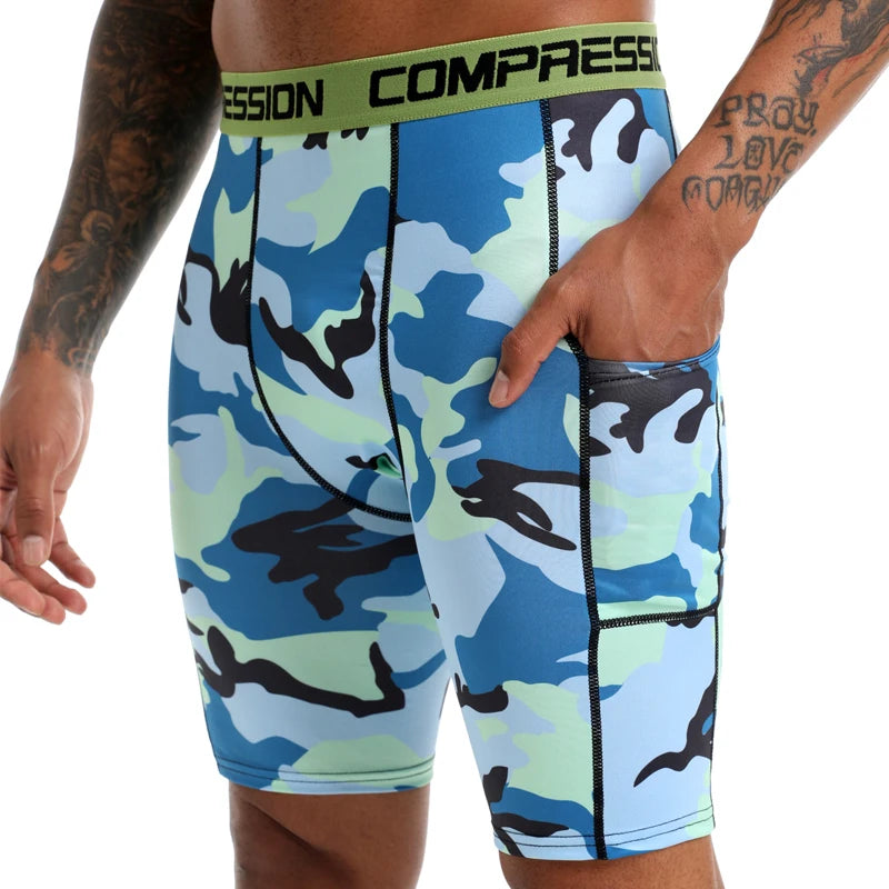 Jeephoo Men's Athletic Compression Shorts Lightweight