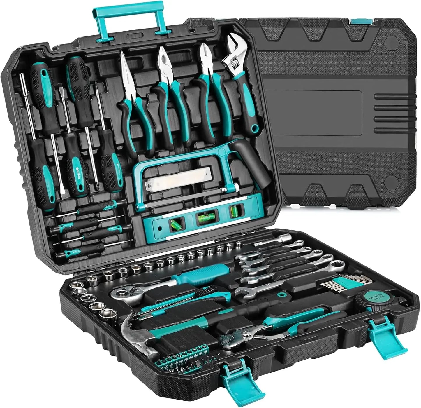 DIY 79 Piece Home Repair Tool Kit With Plastic Toolbox