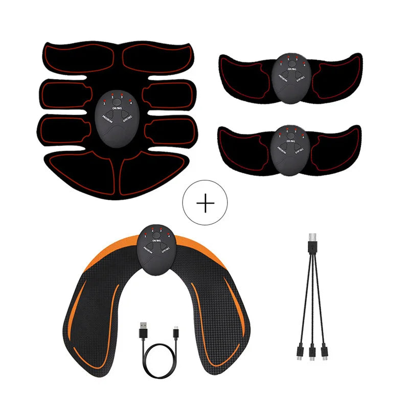 XMSJ Wireless EMS Muscle Stimulator Abs Buttocks Trainer