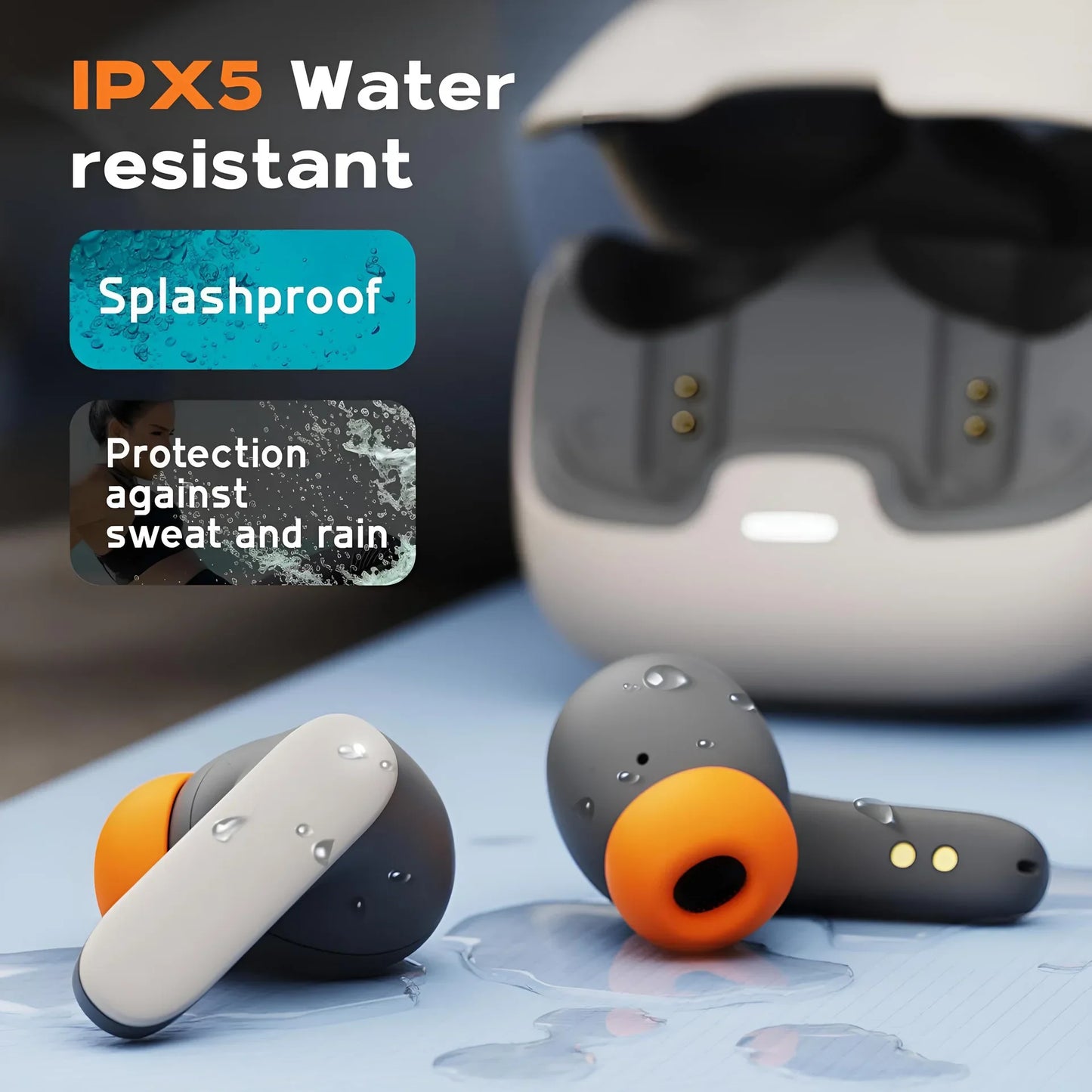 BT 5 4 TWS Wireless Earbuds Low Latency Microphone Mode