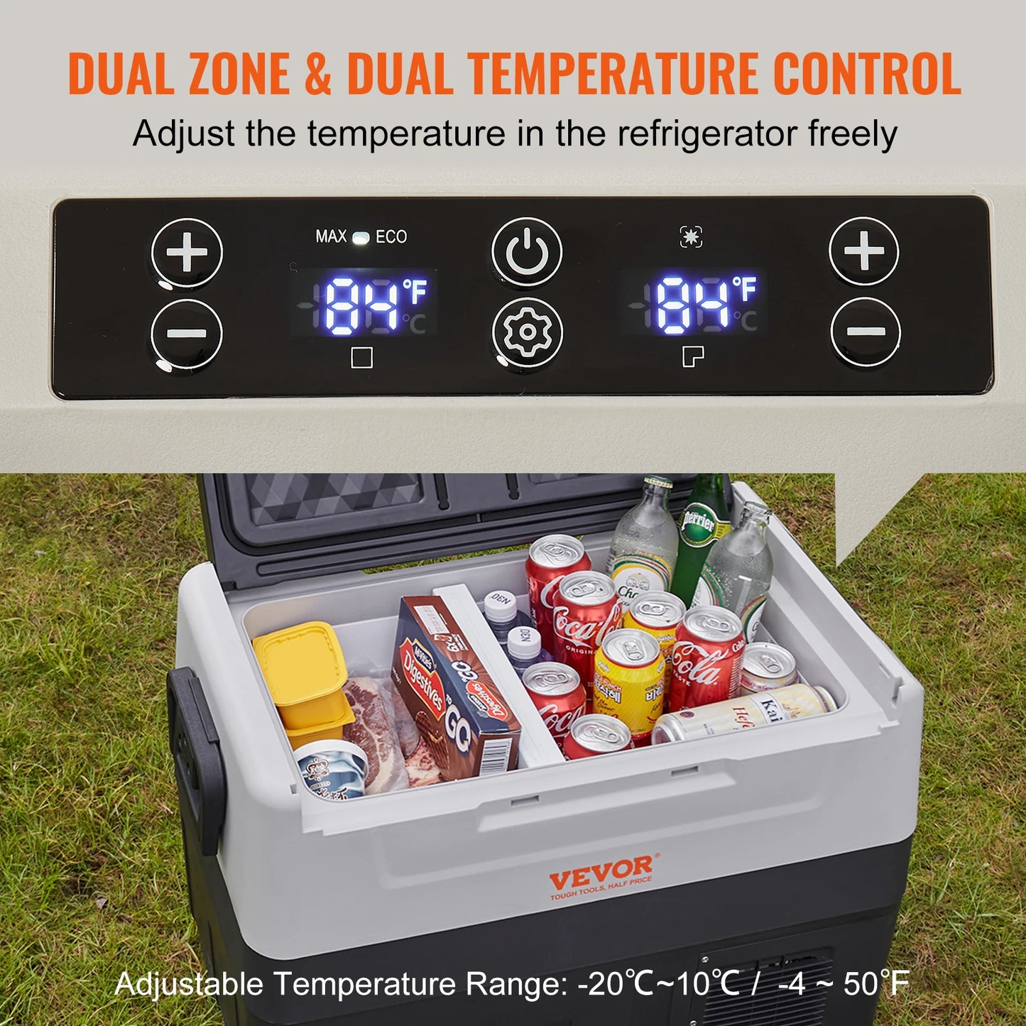 SucceBuy Car Refrigerator With Wheel And Handle 35L 45L 55L