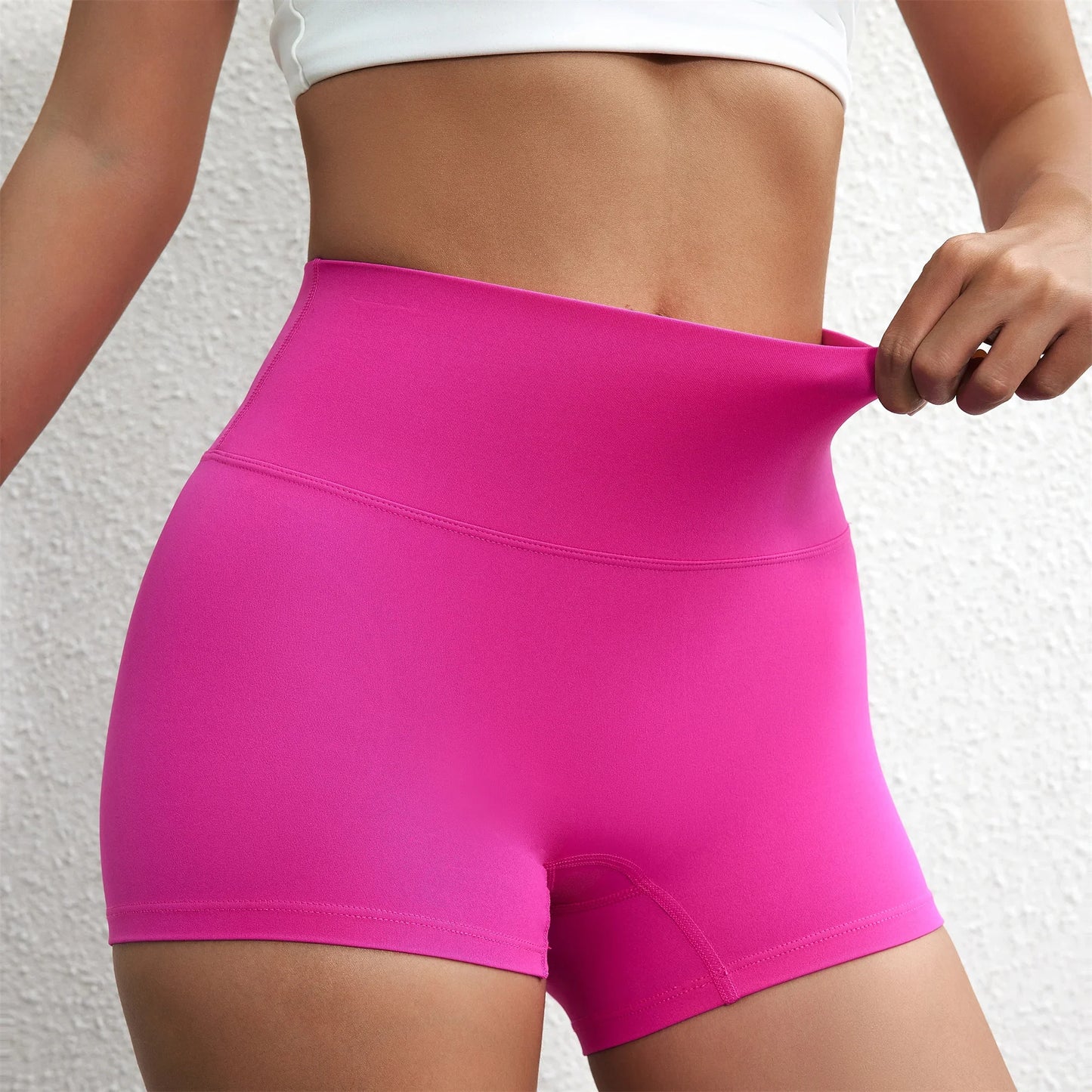 Womens Fitness Shorts High Waist Athletic Yoga Squat Proof
