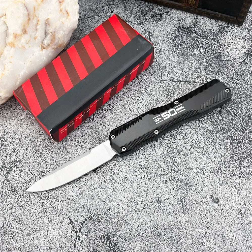 K9000 Diskin Livewire Folding Knife D2 Blade EDC Zinc