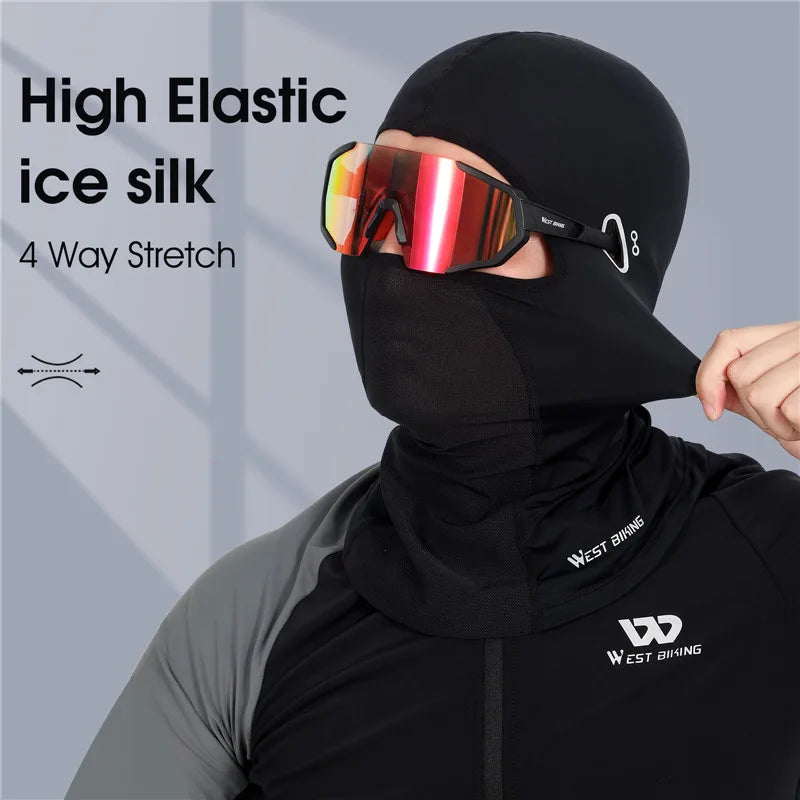 West Biking Summer Cycling Balaclava Ice Silk UV Protection