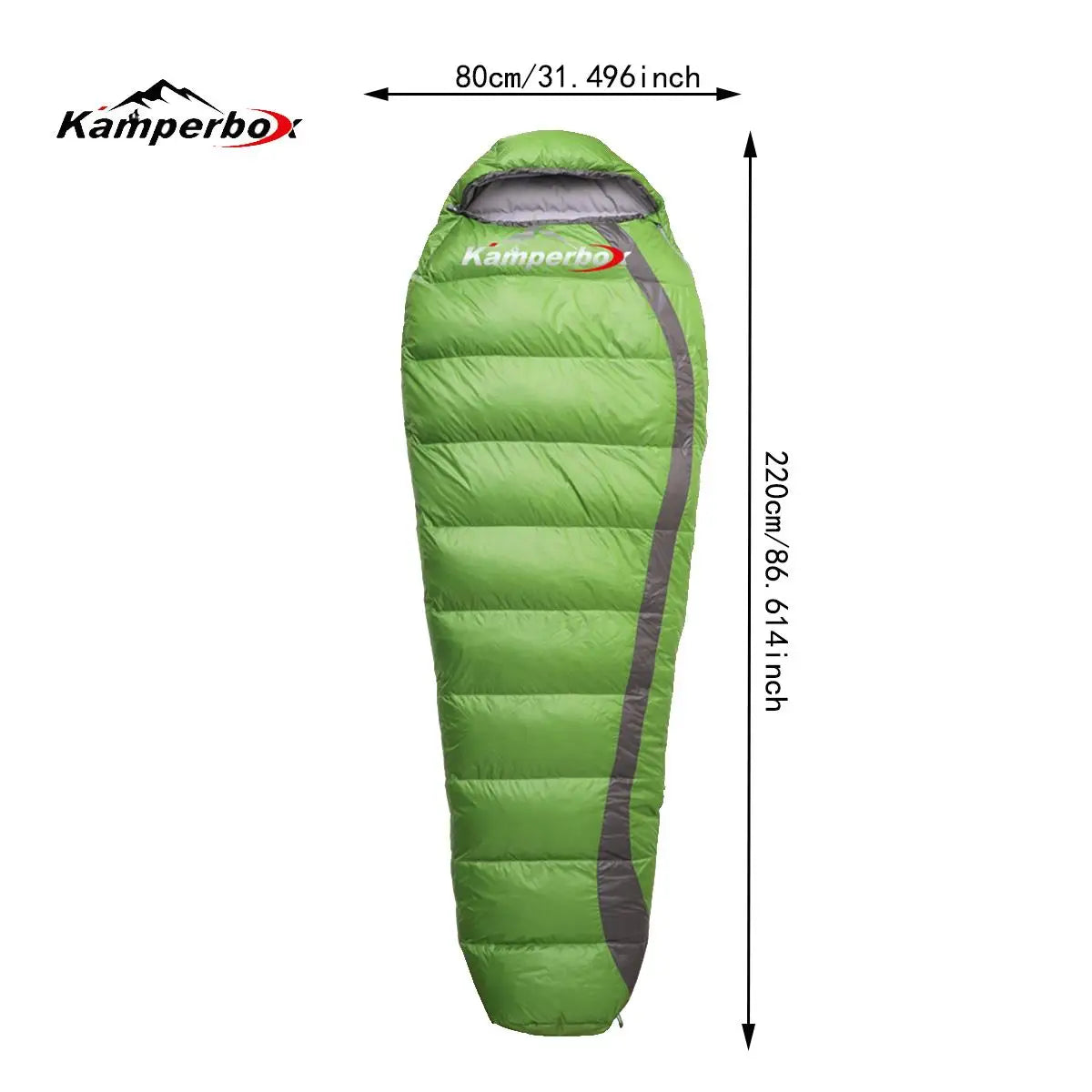 Ultralight Kamperbox Down Sleeping Bag For Winter Camping