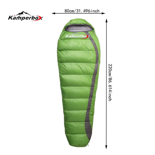 Ultralight Kamperbox Down Sleeping Bag For Winter Camping