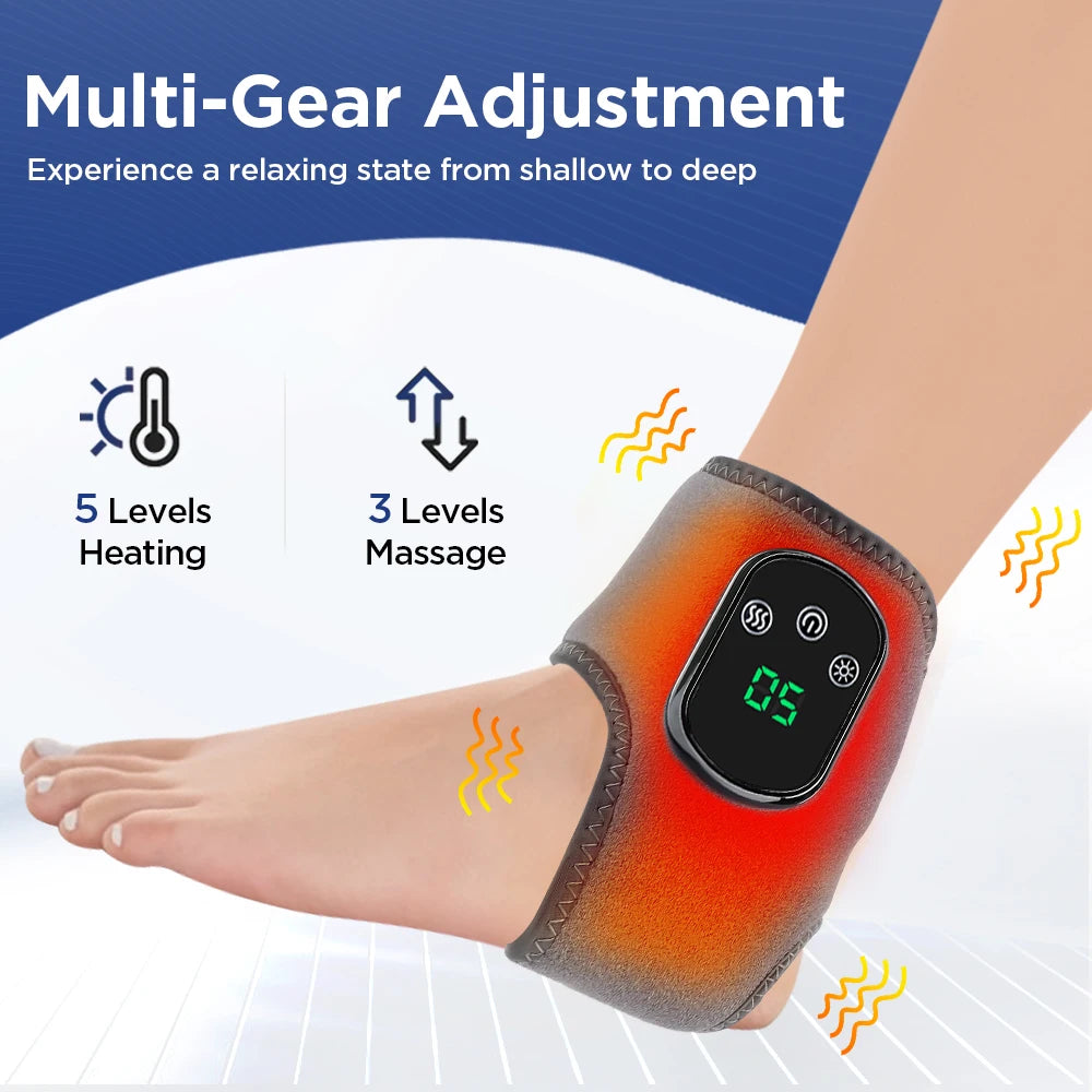 PASTSKY Electric Foot Massager With Heated Vibration