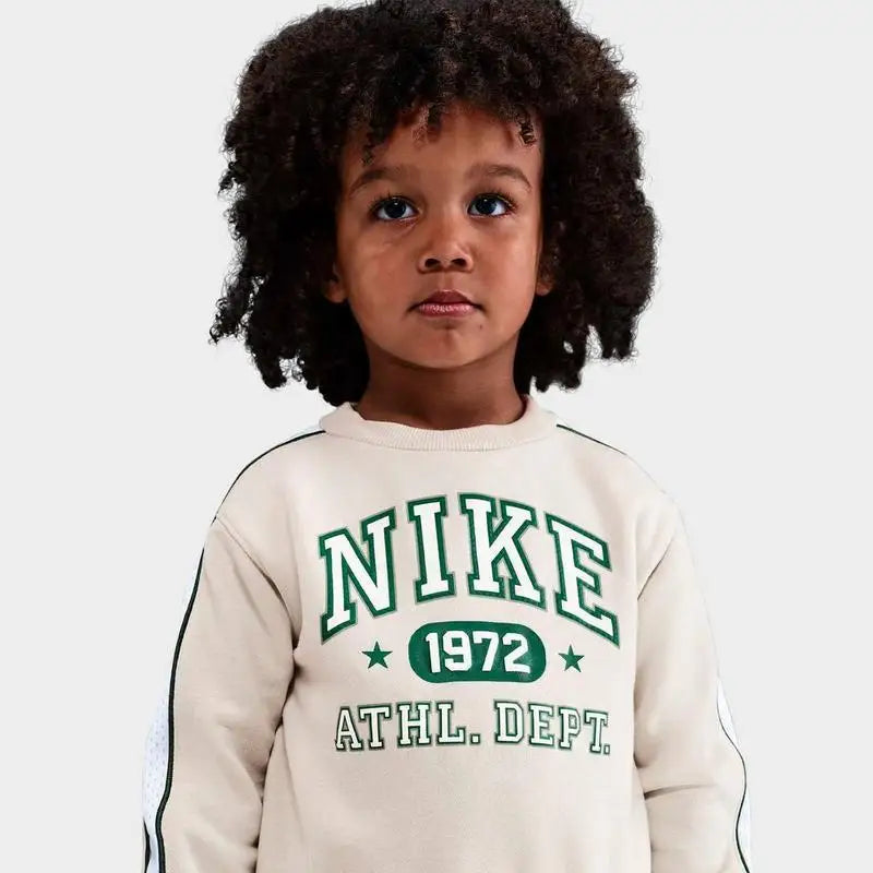 Nike Kids Toddler Crewneck Sweatshirt and Jogger Pants Set