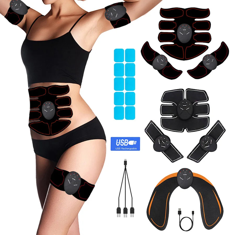 XMSJ Wireless EMS Muscle Stimulator Abs Buttocks Trainer