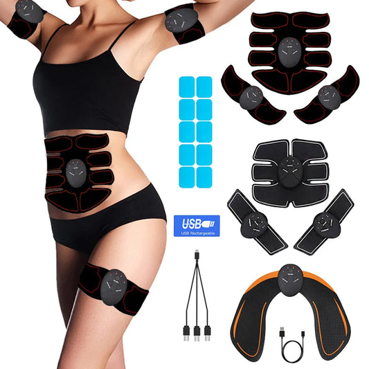 XMSJ Wireless EMS Muscle Stimulator Abs Buttocks Trainer