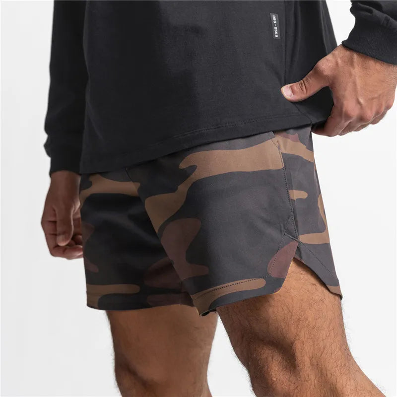 GENDAWAYCN Men Running Shorts Quick Dry Fitness Training