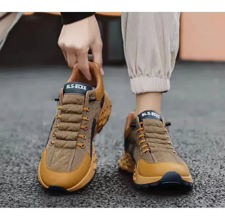 2025 New Men Casual Platform Sneakers Plus Size 43 44