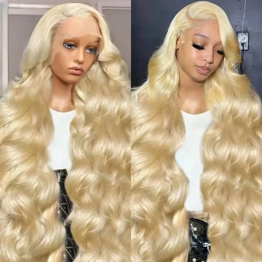 Dixtefo Brazilian Body Wave Human Hair Wig With Lace Front
