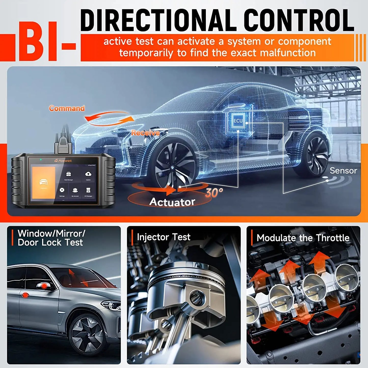 Foxwell NT710 BMW MINI OBD2 Scanner Full System Diagnostics