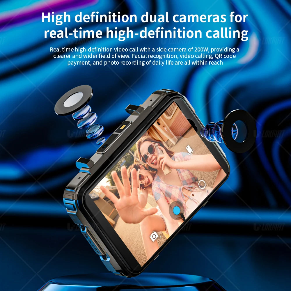 Lokmat Appllp 5 Max Android Watch Phone 4G WiFi Dual Camera