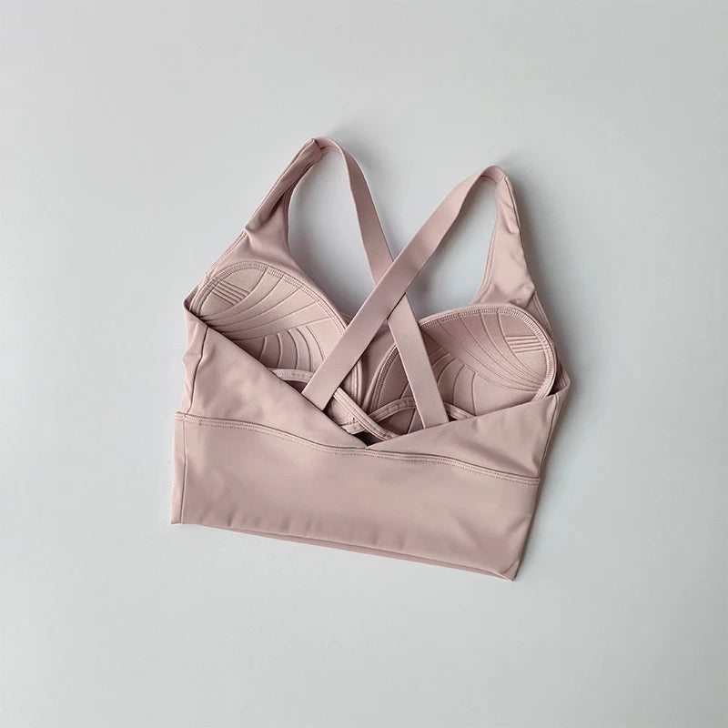 CN Hebei Zhejiang Women Seamless Sports Bra Crop Top