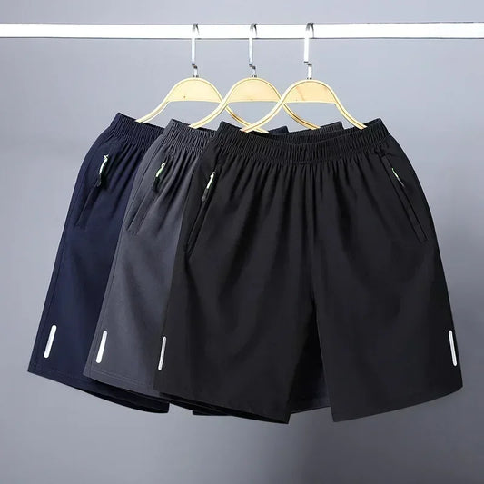 Ice Silk Men Beach Shorts Quick Dry Breathable Shorts