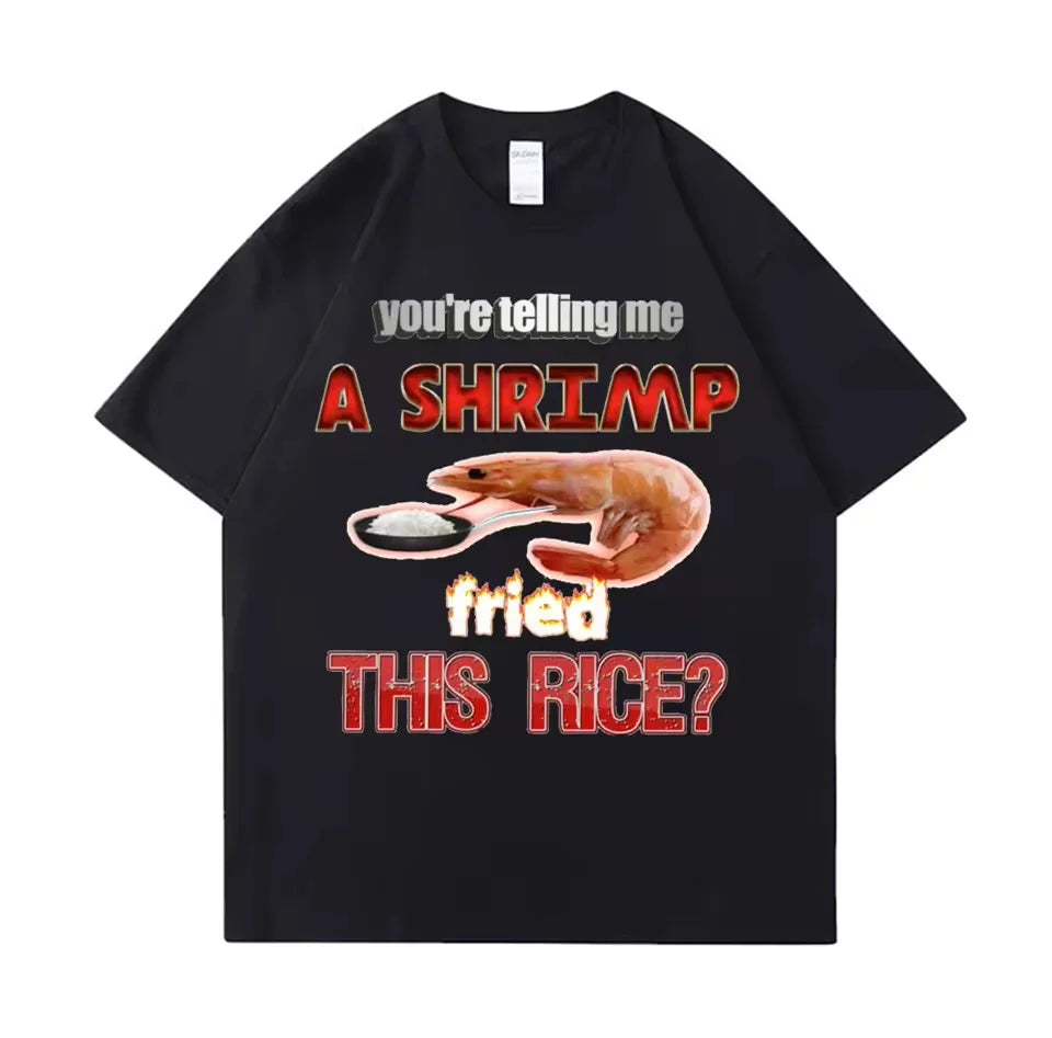 New 100% Cotton Oversized Tees Meme T Shirt Unisex Man Eat Fish Day Teach Fish Man To Lifetime Funny Casual Cotton T-shirt Men