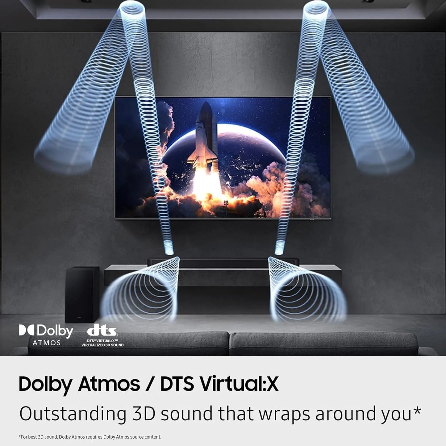 Samsung Q-Series 3.1.2CH Soundbar With Subwoofer Dolby Atmos