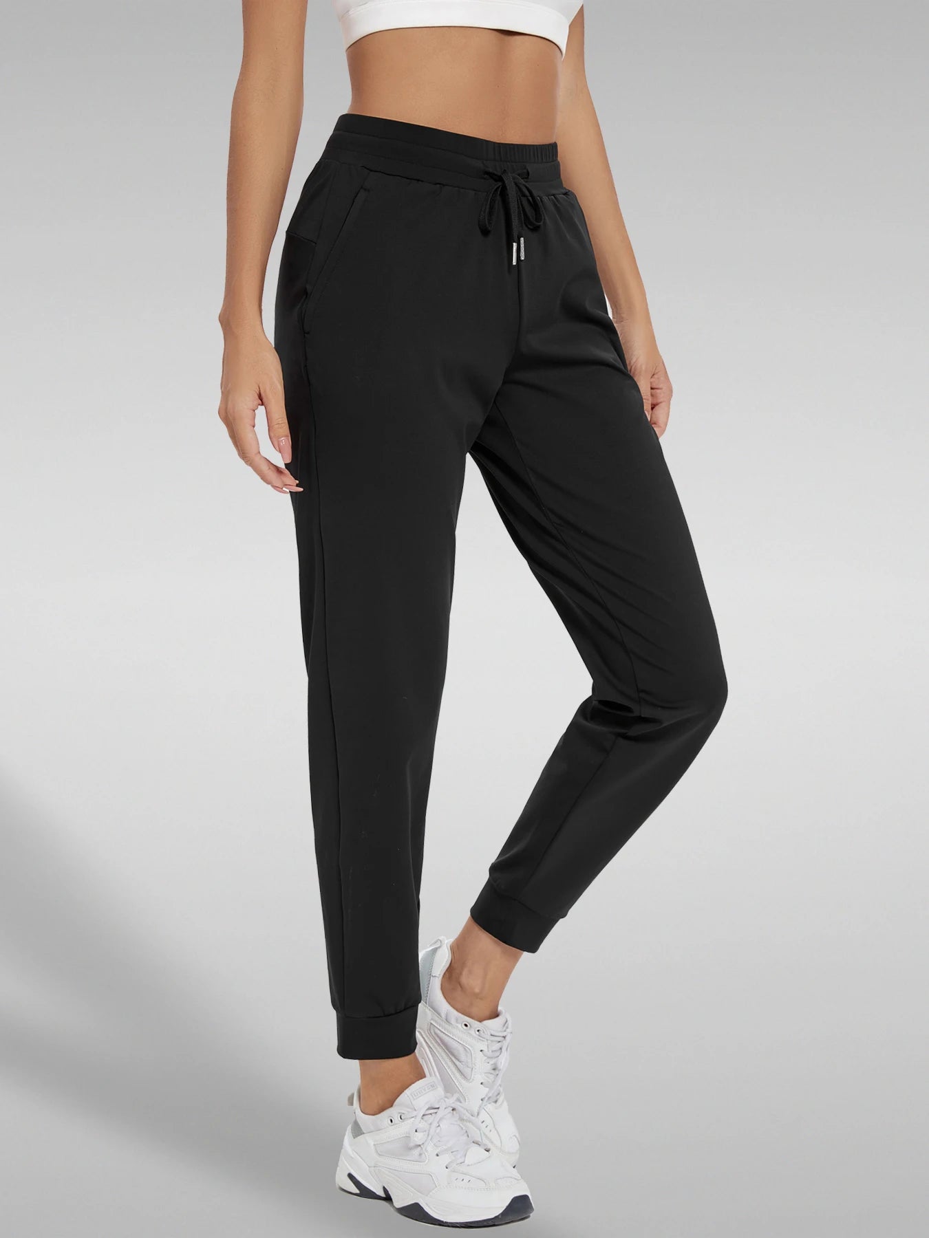 Women High Waisted Joggers With Pockets For Yoga And Workout And Comfortable Lounge Pants