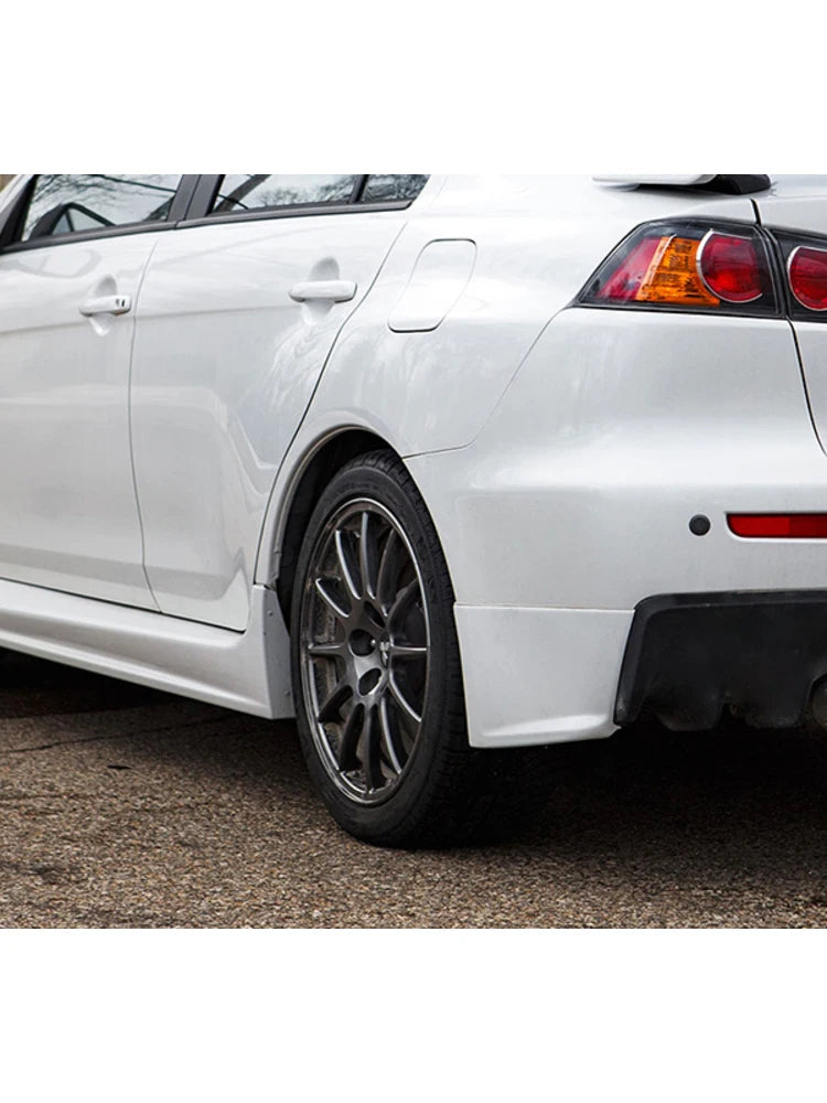 WPOWER Rear Bumper Lip Aprons For Mitsubishi Lancer Evolution X