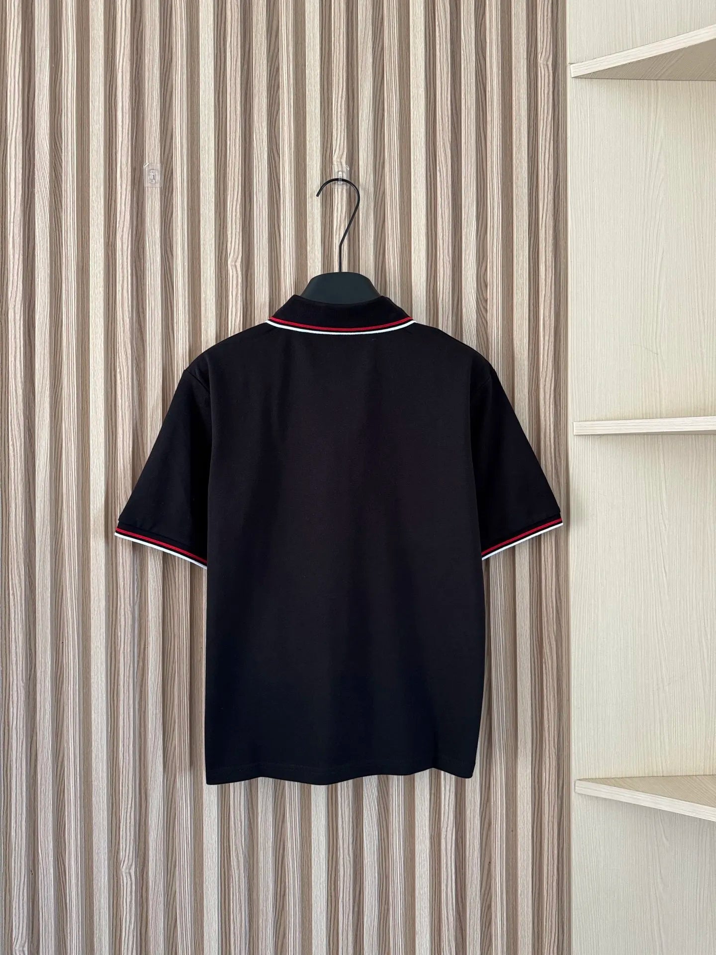 Women's Cotton Polo Style Short Sleeve Top with Button Front
