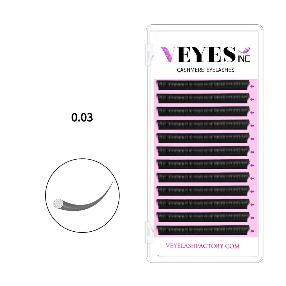 Veyes Inc Cashmere Faux Mink Individual Volume Lashes