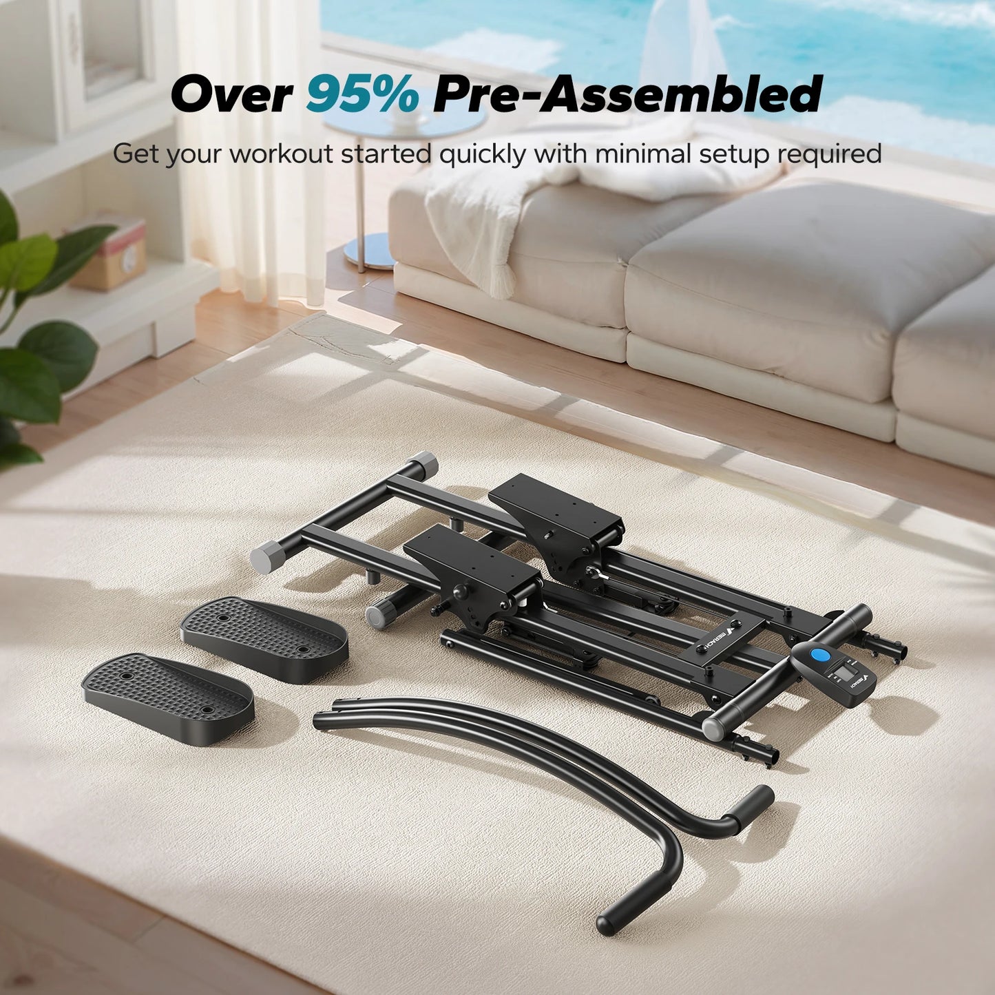 MERACH Stair Stepper Home Gym Cardio Climber For FullBody Workout