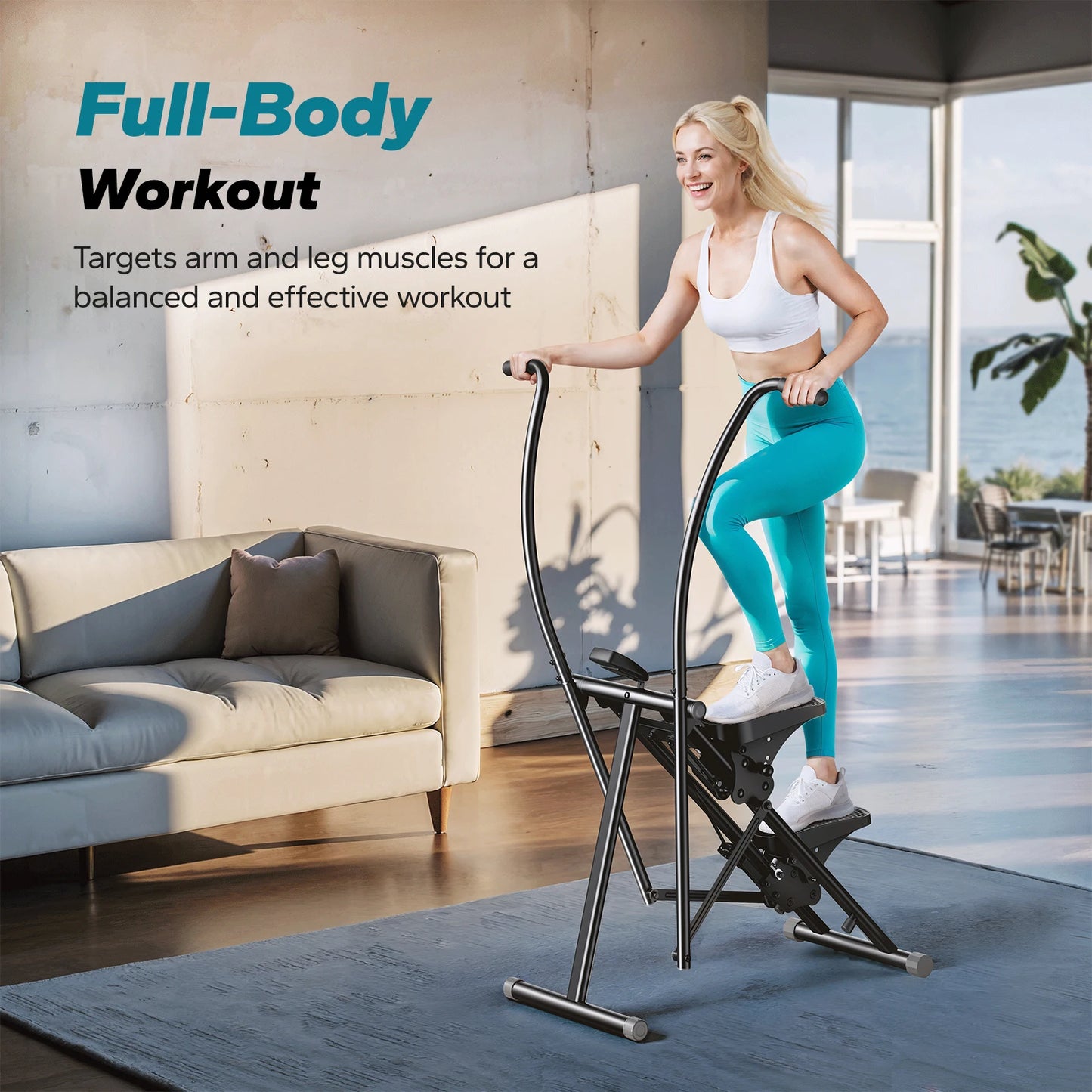 MERACH Stair Stepper Home Gym Cardio Climber For FullBody Workout