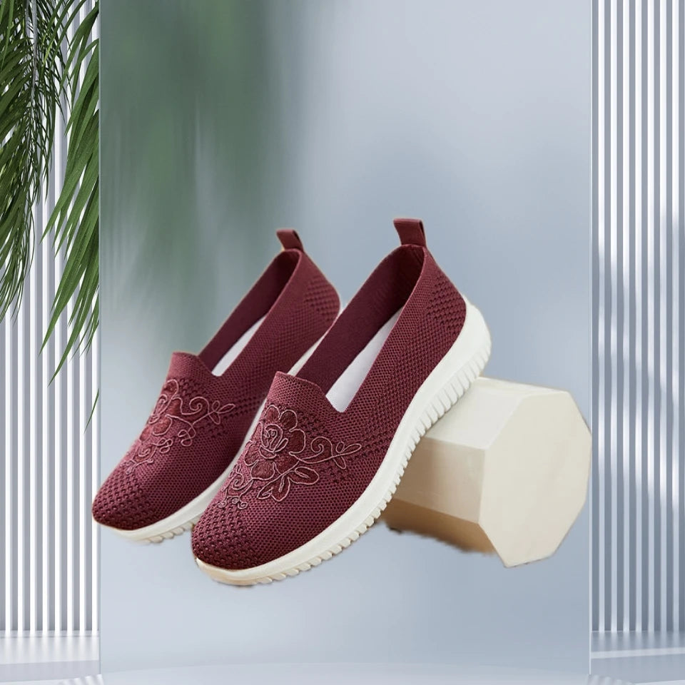 Women Breathable Mesh Loafers Slip On Casual Flats For Everyday