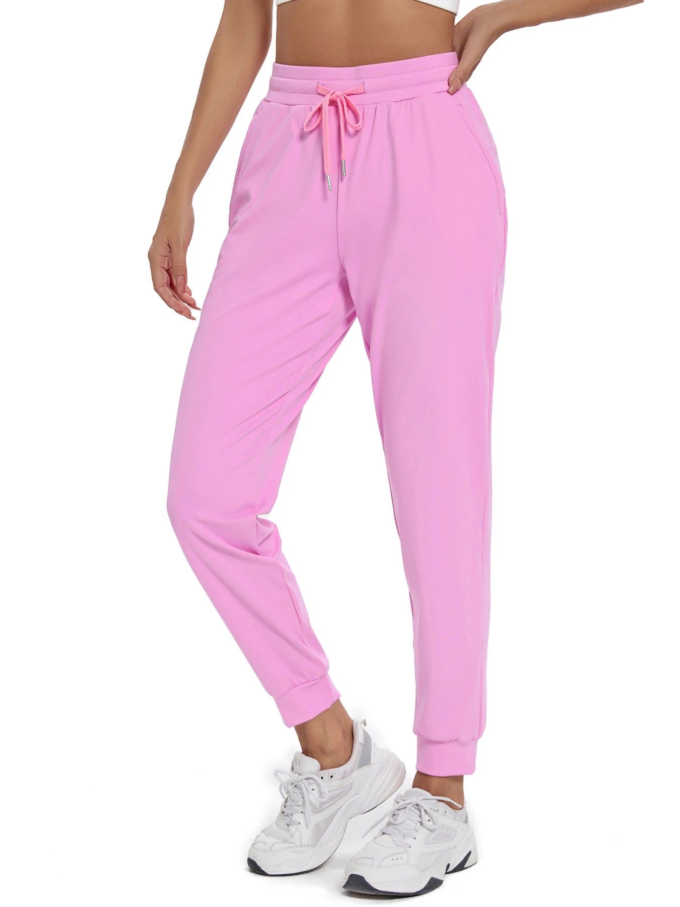 Women High Waisted Joggers With Pockets For Yoga And Workout And Comfortable Lounge Pants